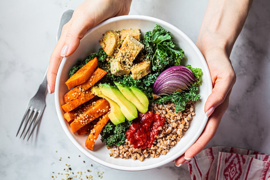 healthy meal ideas tofu bowl