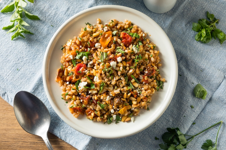 types of grains farro