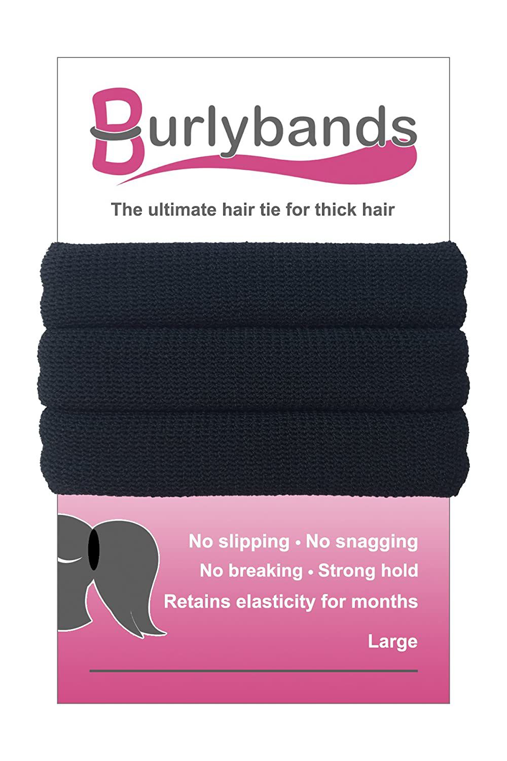 Burlybands Hair Ties for Thick Hair