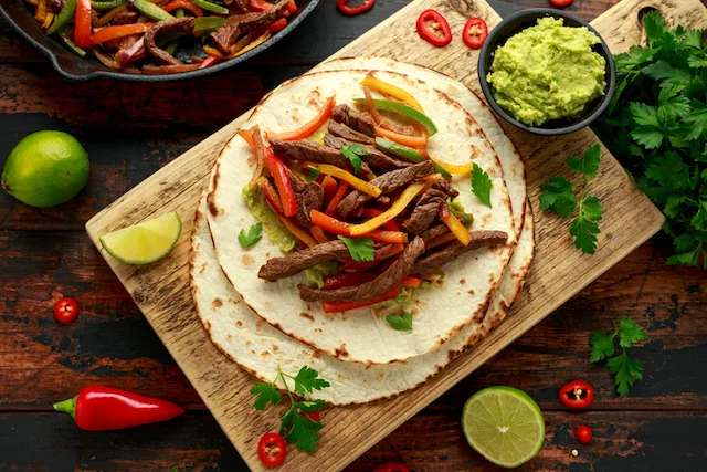 veggie fajita